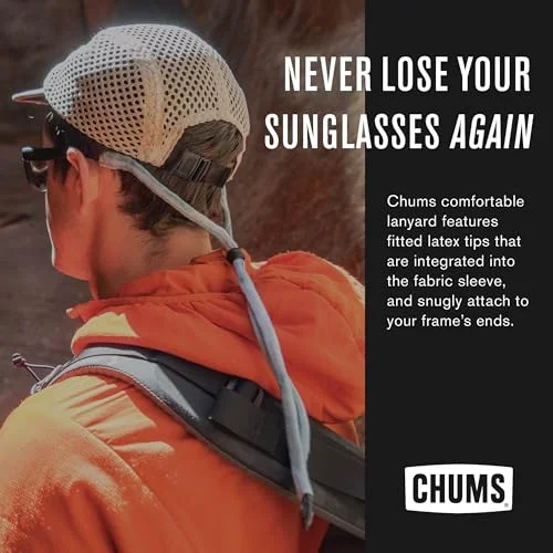 Chums Original Cotton Eyeglasses Retainer Sunglass Strap Crested Butte CO Purple 2