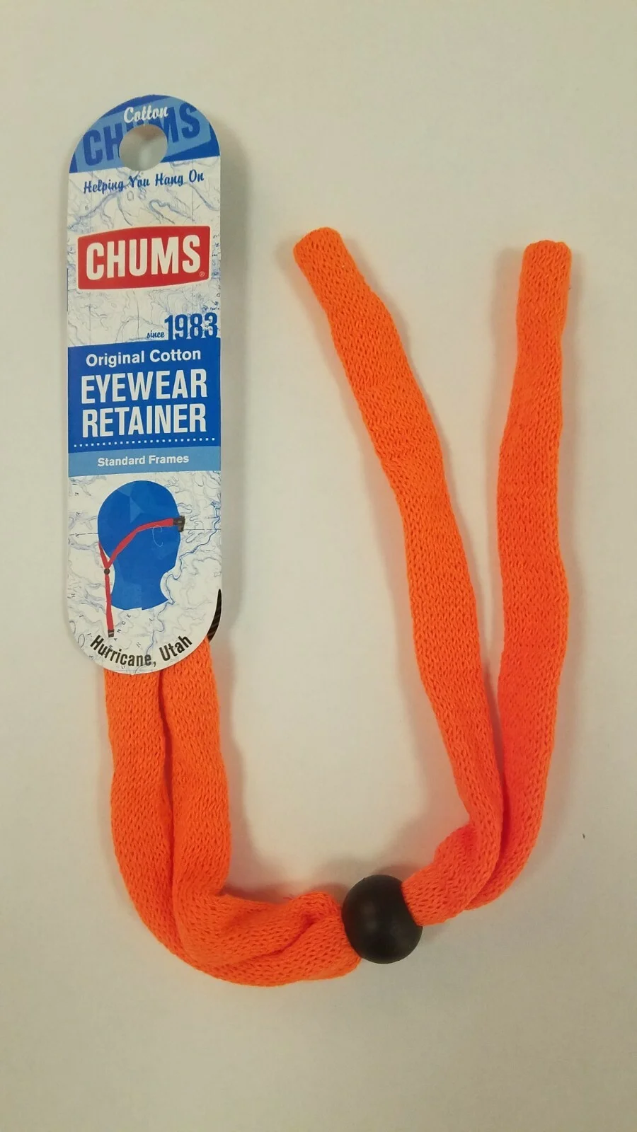 Chums Original Orange Standard Glasses Retainer - Hi-Viz Orange