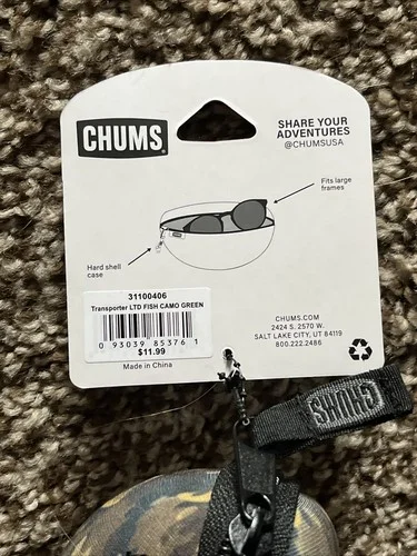 Chums Transporter LTD Hard Shell Glasses Case, Camo 3
