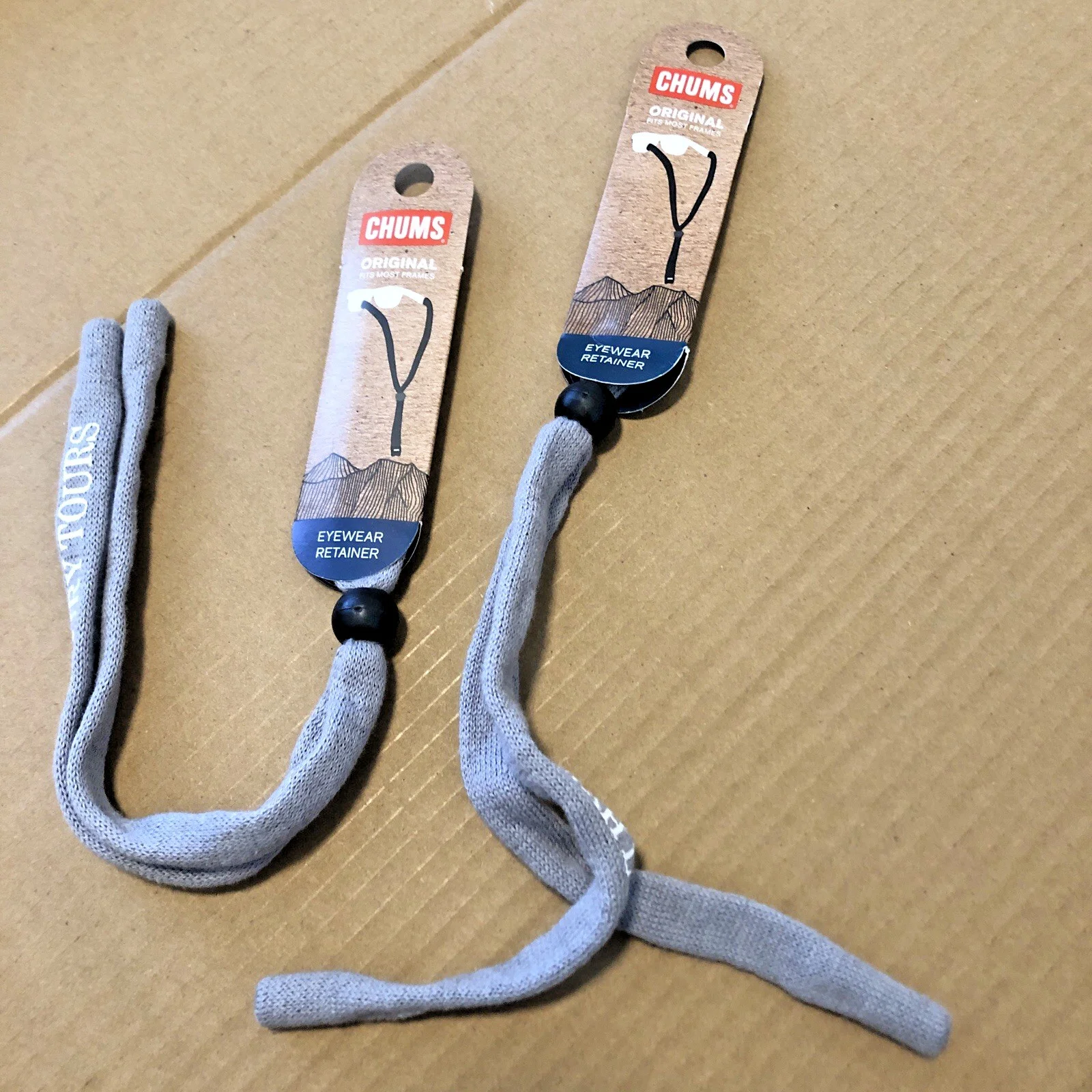 Lot 2 Chums Cotton Adjustable Lanyard eyeglasses Strap Standard End logo new