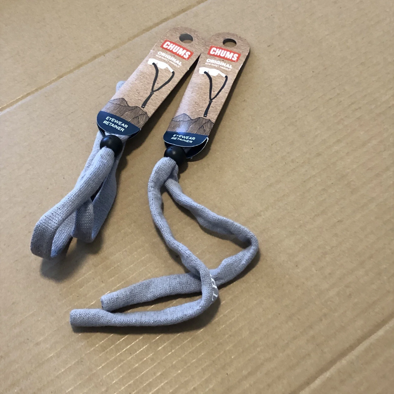 Lot 2 Chums Cotton Adjustable Lanyard eyeglasses Strap Standard End logo new 2