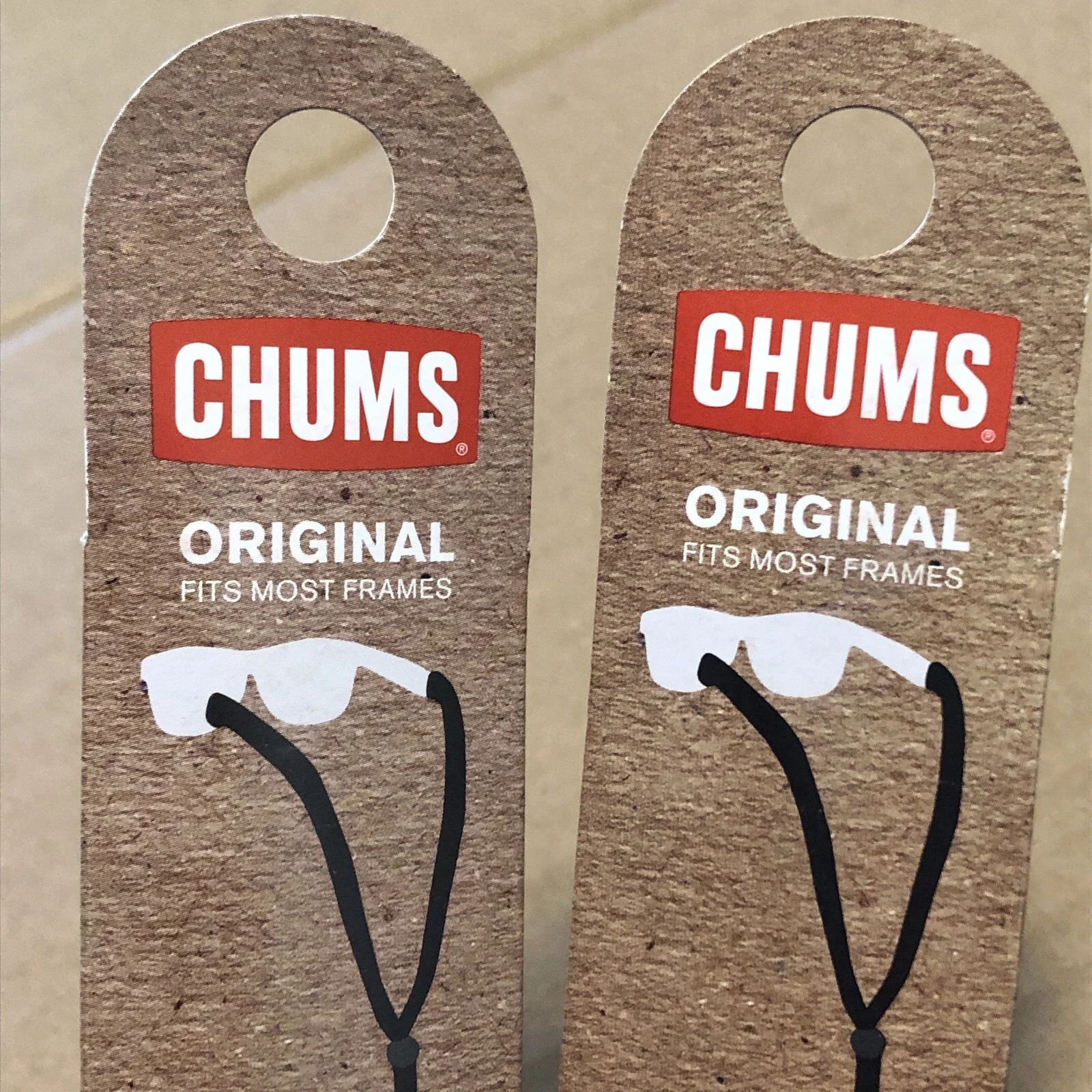 Lot 2 Chums Cotton Adjustable Lanyard eyeglasses Strap Standard End logo new 3