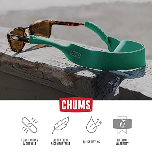 NEW Chums Orange Neoprene Eyeglasses Or Sunglasses Frames Strap Retainer 4
